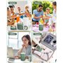To Go Muesli Mug 530 ml + 180 ml, gobelet à yaourt isolé en acier inoxydable,Mug Thermo à Emporter avec Couvercle Anti-Fuite,710