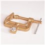 ROJOO Pince de terre de soudage au sol classique en laiton 500A en forme de G pour machine de soudage ARC TIG MIG