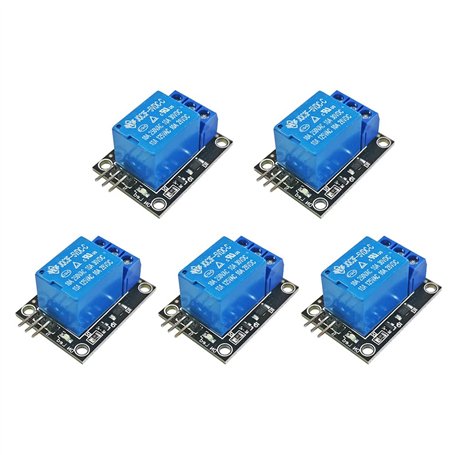 ICQUANZX ARCELI 5 PCS 5 V Un Canal Relais Module Bouclier pour PIC AVR DSP Arm pour arduino Relais