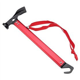 Yosoo Maillet Marteau pour Piquet De Tente Extracteur Outil Multifonctionnel Accessoire Tente pour Camping Randonnée (Couleur :