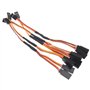 be in your mind Câble d'extension Servomoteur de Type Y Connecteur Compatible pour Futaba JR Spektrum Hitec (1 mâle à 2 Femelle)