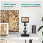 Andonstar AD266S Microscope numérique HDMI 20X-5000X, enregistrement vidéo UHD 2160p, microscope LCD de 17,8 cm pour adultes et 