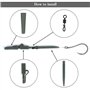 Jubaopen 120PCS Kit d'Accessoires de Pêche à la Carpe, Matériel de Pêche Emerillon Peche Carpe pour Plomb Peche Carpe Pêche à la