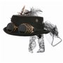 KarneLux Chapeau cylindrique steampunk pour femme - Chapeau avec lunettes donc accessoire de costume - Idéal pour le carnaval et