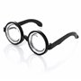 KarneLux Lunettes nerd noires – Lunettes de corne amusantes sans correction – Accessoire de costume pour grand-mère
