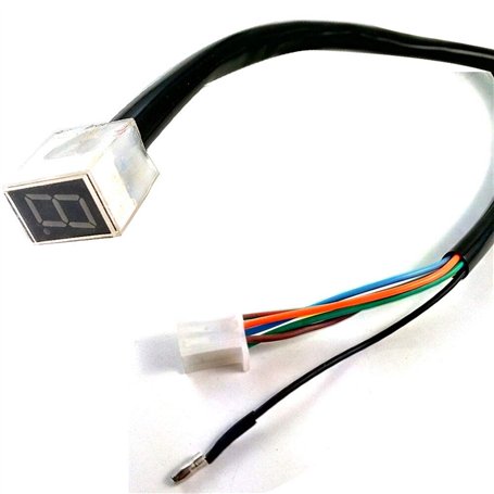 Universal Indicateur numérique de vitesse pour la moto rouge