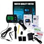 2 en 1 Combo pH & Température Mètre Eau Qualité Testeur Remplaçable BNC pH Électrode pour Aquariums Hydroponique Réservoirs Aqua