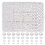 Zhenle Lot de 1320 perle blanche artificielles rondes pour fabrication de bijoux