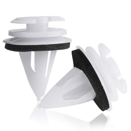 Bostar Lot de 50 clips pour panneau de porte scellé avec anneau pour voiture BM-W E36 E38 E39 E46 X5 M3 M5 Z3