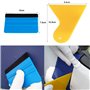 GTIWUNG 6 dans 1 Car Wrapping kit, Squeegee avec Feutre Micro-Fibre, Micro Raclette Set d'outil d'emballage de Vinyle avec Duret