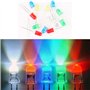 GTIWUNG 500Pcs 5 mm Diodes électroluminescentes, Multicolore émettant de la Lumière de (5 couleurs) Diodes, LED Diodes à tête Ro