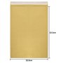 RMENOOR Lot de 50 Enveloppes A4 Kraft Enveloppes d'Expédition Marron Grandes Enveloppes Sans Fenêtre Enveloppe avec Fermeture Au