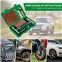 BGIUSQF Kit Reparation Pneu Voiture, 58Pcs Meche Pneu Crevaison, Kit Meche Pneu Voiture, Portables Kit Réparation Pneu pour Aux 