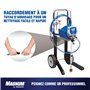 Magnum by Graco 17C245 Pistolet à Peinture airless A45 ProPLUS, unité puissante sur Roues, projets domestiques de Grande envergu