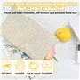 SLTAXAR 10PCS Sacs en Tissu en Coton 20 * 30CM Réutilisable Avec Cordon de Serrage - Mousseline, Toile de Jute Pour Stocker, DIY