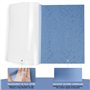 Lot de 15 chemises de reliure thermique A4 en PVC - 3 mm - 16 à 25 feuilles - 6 mm - 36 - 50 feuilles - 8 mm - 51 - 70 feuilles