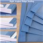 Lot de 15 chemises de reliure thermique A4 en PVC - 3 mm - 16 à 25 feuilles - 6 mm - 36 - 50 feuilles - 8 mm - 51 - 70 feuilles