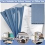 Lot de 15 chemises de reliure thermique A4 en PVC - 3 mm - 16 à 25 feuilles - 6 mm - 36 - 50 feuilles - 8 mm - 51 - 70 feuilles