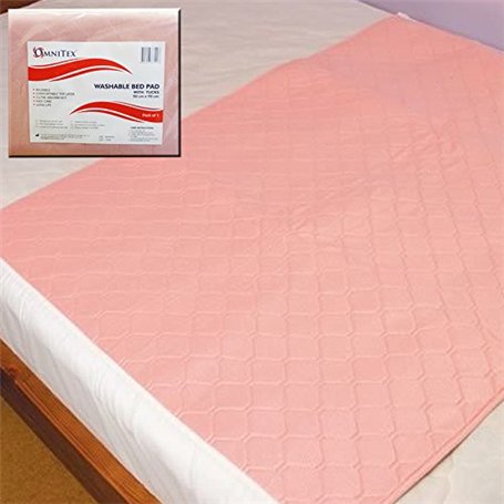 Omnitex Protège-lit lavable avec coussin d'incontinence 90 x 90 cm