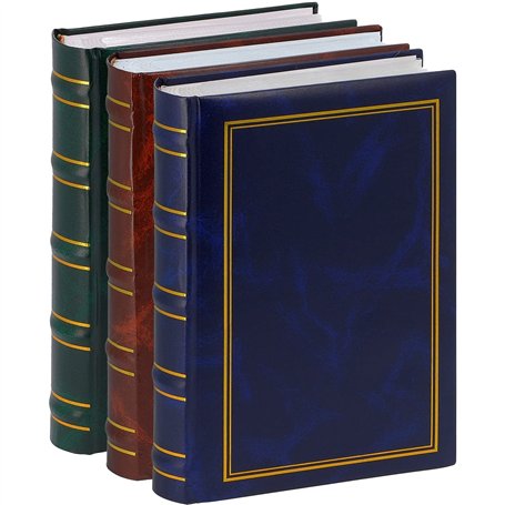 Lot de 3 albums photos Erica Marbre à pochettes 11.5x15 pour 200 photos