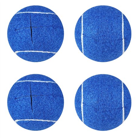 XIZAO Lot de 4 balles de tennis prédécoupées pour marcheurs
