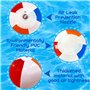 Lubibi 3 Pcs Balles de Plage Gonflables Arc-en-Ciel pour la Fête de la Piscine la Plage,Jouets de Bain Balles de Plage Enfants A
