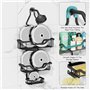 SLTAXAR Etagere Douche à Suspendre Noir Sans Percage Porte Gel Douche Salle de Bain Étagère de Rangement Douche Porte Savon Douc