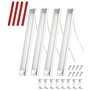 FAOKZE 4X 12V Barre de lumière intérieure à LED