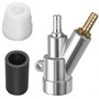 Bohaner Kit de pistolet de sablage à air comprimé avec une buse de sablage en carbure de bore de 8 mm pour pièces d'armoire de s
