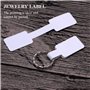 Bijoux Prix Etiquette, 500 étiquettes D'identification Bijoux Etiquette Prix Blanche Autocollantes en Forme de Barbell pour Bagu