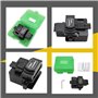 QIIRUN TM27 Fiber Cleaver, Cliveuse fibre optique haute précision avec 16 points de coupe avec support de fibre 3 en 1 pour fibr
