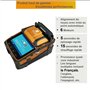 QIIRUN Soudeuse Fibre Optique Fusion Splicer AI-9 5s Épissage 15s Chauffage, Épisseur de Fusion de Fibre Optique avec Vidéos Tut