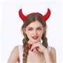 She's Shining Ensemble de costumes de diable pour Halloween Serre-tête en corne de diable Bandeau de déguisement Cosplay démons 