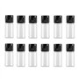 Lot de 12 bouteilles en plastique vides - 10 ml - Avec couvercle à rabat - Pour eau