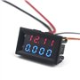 Taikuwu 0.28"4 bits DC0-100V 10A Voltmètre Ampèremètre Bleu + Rouge LED Amp double Voltmètre Jauge