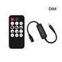 Taikuwu Mini Contrôleur de Gradateur RF 14 Touches Pour FCOB 3014 5630 5730 3528 Bandes LED DC5-24V Variateur de Lumière Mode de