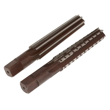 Lot de 2 alésoirs coniques à tige droite et morse HSS MT3