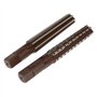 Lot de 2 alésoirs coniques à tige droite et morse HSS MT3