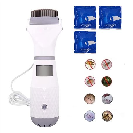Biudxbo Peigne Anti Poux Electrique