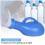 Urinoir portable unisexe pour homme et femme - En plastique - Avec couvercle - Pour camping, extérieur, voyage