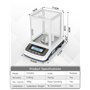 Balance de Precision 0,001 g, Balance Électronique de Laboratoire de Haute Précision Équipée d'un Pare-vent, Idéale pour l'indus