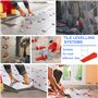 ENCOUN Kit de Nivellement pour Carrelage, 600Croisillon Autonivelant 2mm+200 Réutilisable Cale Carrelage, 1Pince, 1Couteau à Cro