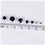 Yeux Mobiles Autocollant Wiggle Eyes pour DIY Craft Scrapbooking Accessoires Doll Making Toys Yeux Tailles Assorties 500 Pièces