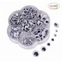 Yeux Mobiles Autocollant Wiggle Eyes pour DIY Craft Scrapbooking Accessoires Doll Making Toys Yeux Tailles Assorties 500 Pièces