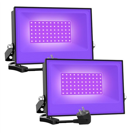 Onforu 2pcs 30W Projecteur UV LED