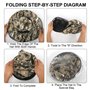 xnnmzhao Filet de tête anti-moustique - Chapeau de protection du visage - Équipement de pêche pliable pour l'extérieur - Pour la