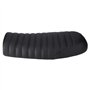 Qiilu Moto Siège, PU En Cuir Vintage Café Racer Siège Plat Moto Selle pour CG125 GN CG CB400SS