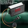 Contrôleur de Vitesse du Moteur avec Interrupteur d'Arrêt de Démarrage DC 6-60V 12V 24V 36V 48V 30A PWM DC Régulateur Sans à-Cou