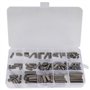 140pcs Assortiment de Clavettes 8mm 10mm 12mm 16mm 20mm 25mm 30mm Ronde de Frappe Clé de Plume Terminée Jeu de Clés d'arbre d'En