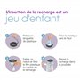 Litter Genie Lot de 3 recharges octogonales Compatible avec la Poubelle LitterLocker et la Poubelle Fashion